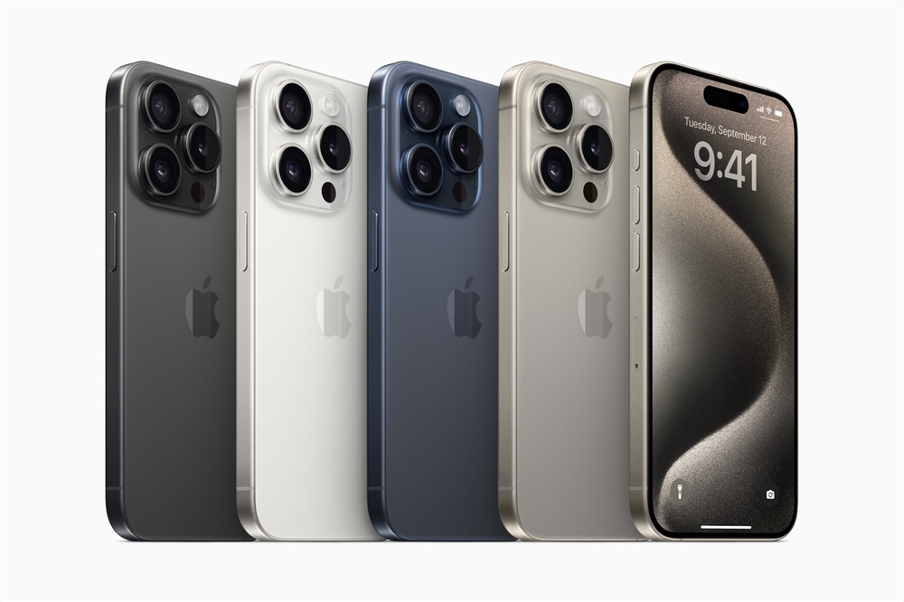 苹果，iPhone 15 Pro，iPhone 15 Pro Max，智能手机